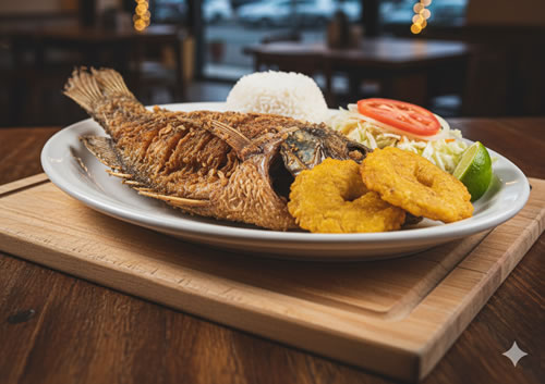 Comida Colombiana Pescados Dorada Frita