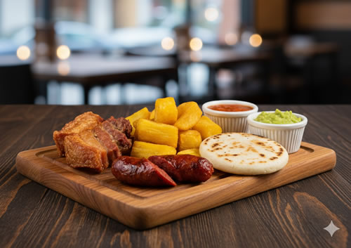 Comida Colombiana Picadas Para Dos Personas