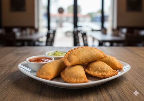 Entrante Colombiano Empanadas De Carne O Pollo