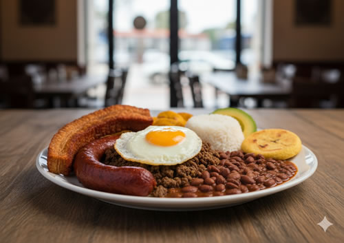 Plato Fuerte Colombiano Bandeja Paisa